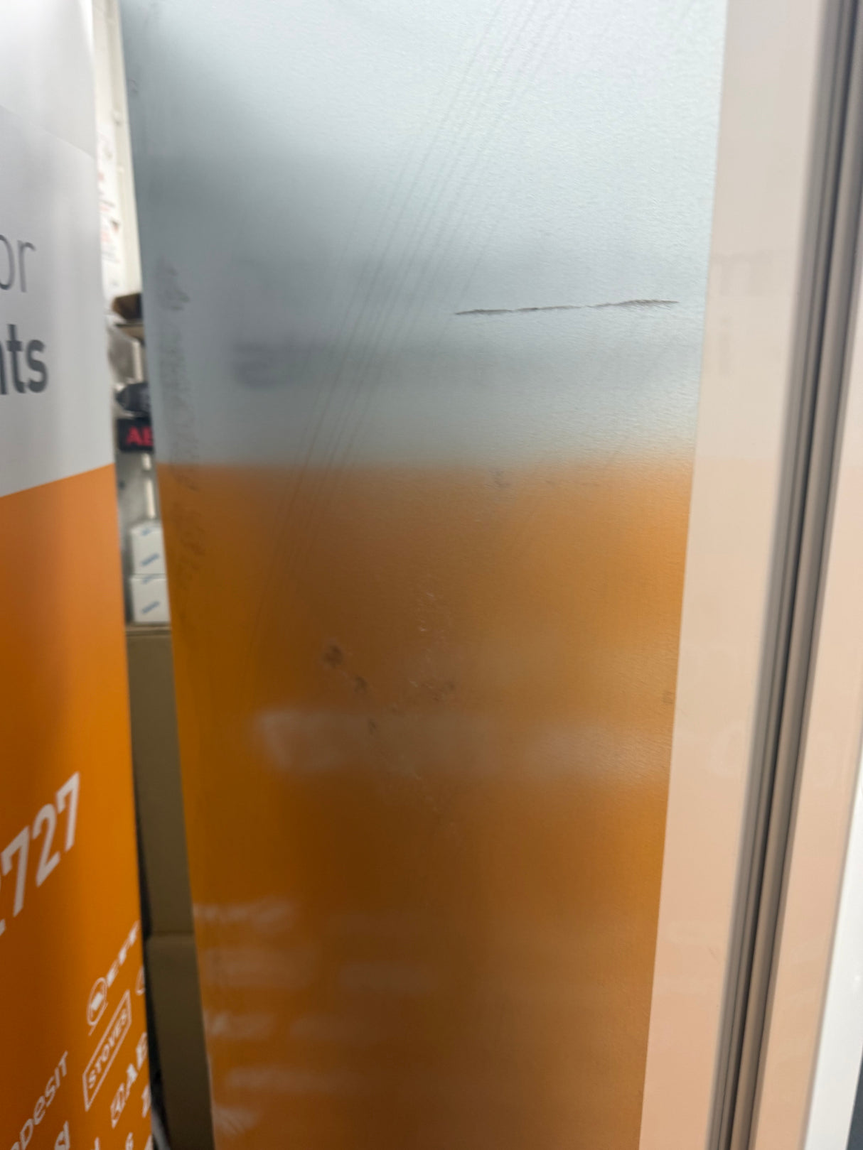 Beko BFFD4577 (59) 178cm Integrated Frost Free 220L Tall Upright Freezer with Sliding Hinge - E Rated - (Ex display blemished) - HW182559