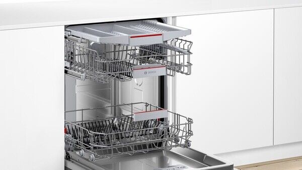 Bosch Series 4 SMV4ECX23G (57) Fully Integrated Dishwasher with Top Cutlery Tray - C Rated - (Tatty Box) - HW182657