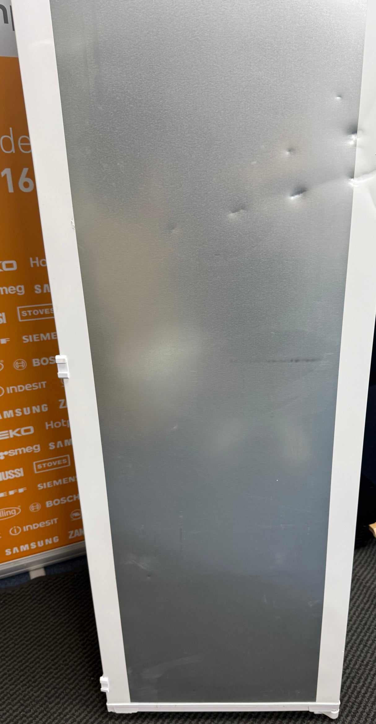 Beko BFFD4577 (49) 178cm Integrated Frost Free 220L Tall Upright Freezer with Sliding Hinge - E Rated - (Graded Dented) - HW182449