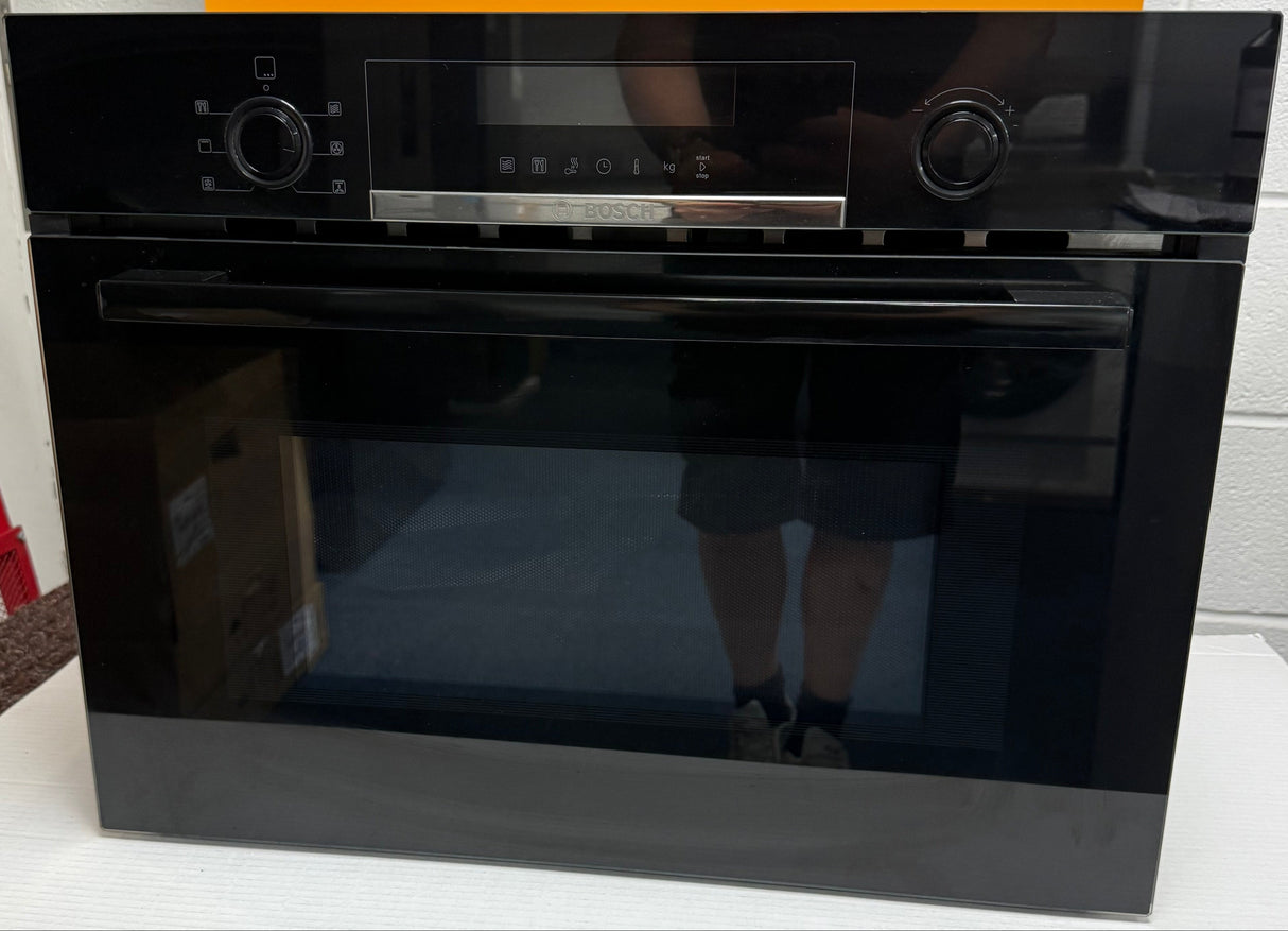Bosch Series 4 CMA583MB0B (39) Integrated Compact Combination Microwave Oven in Black - (Ex Display) - HW182439