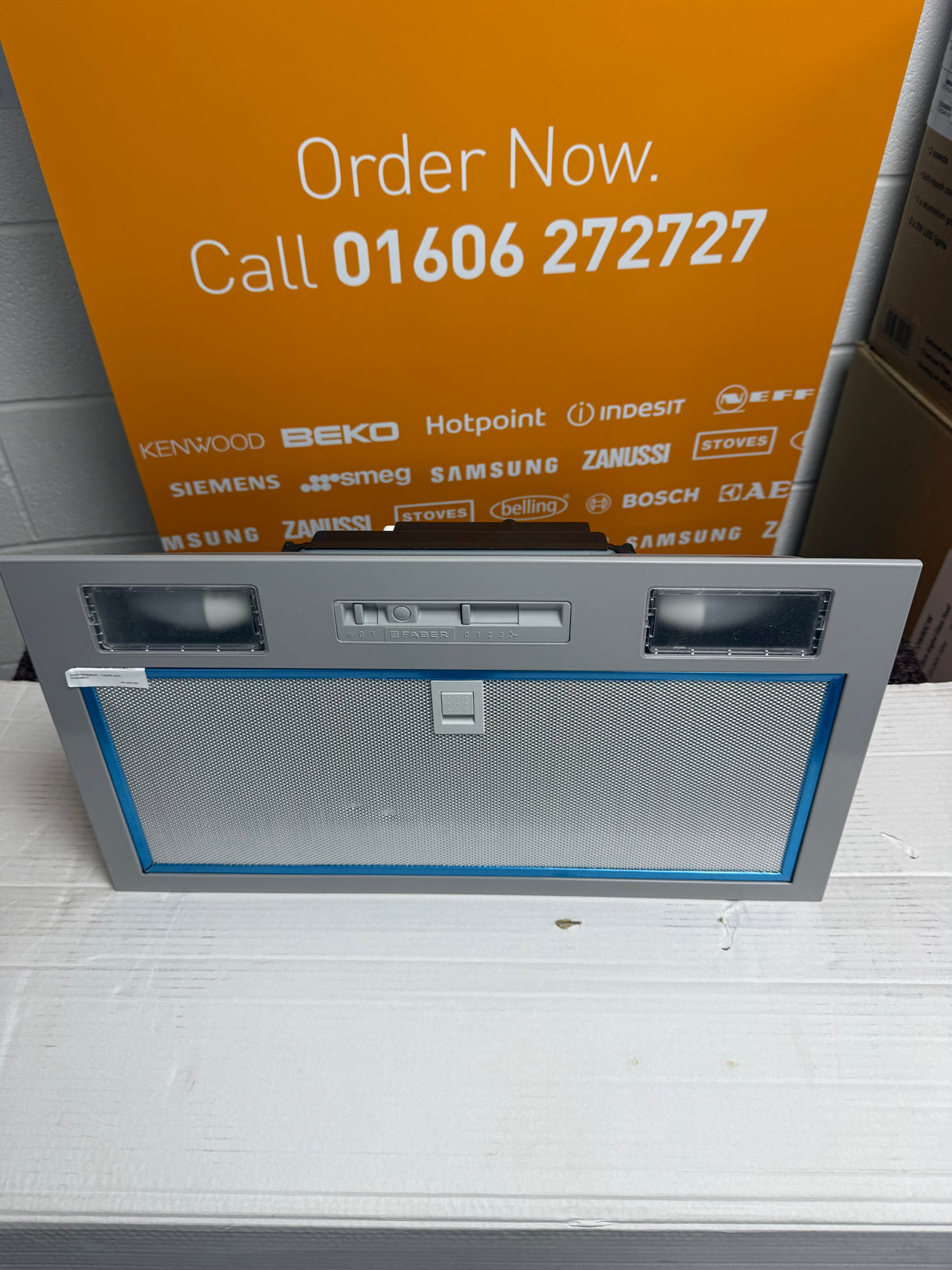 Faber Inca Smart C LG A52 Built In Hood In Silver Grey 52cm blemished HW182158-01