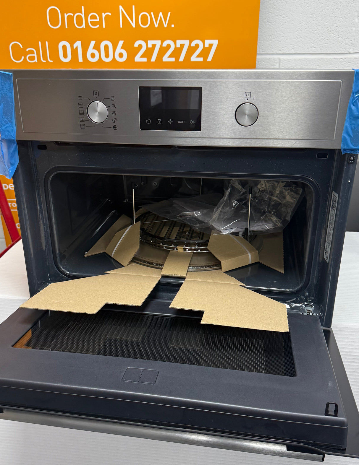 AEG 3000 KMX525060M (46) Built-In Microwave with Grill in Stainless Steel - (Ex Display) - HW182446
