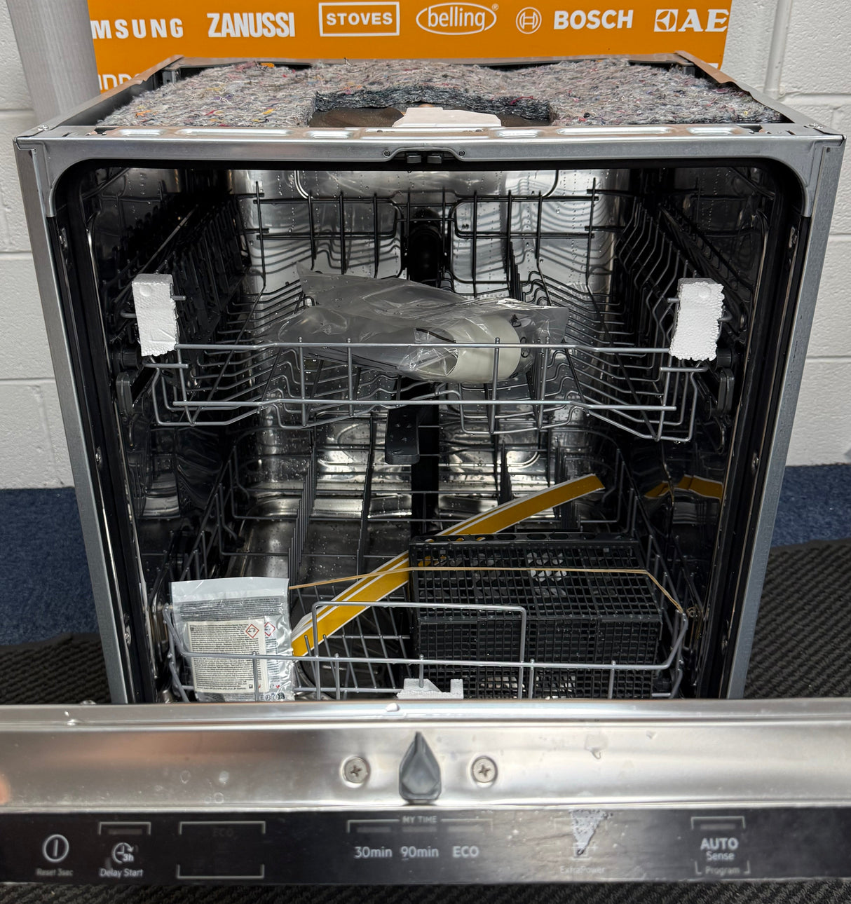 AEG FSB42607Z (83) Air Dry 3000 Fully Integrated Built In Dishwasher - Black Control Panel with Sliding Door Fixing Kit - (Ex Display) - HW182483