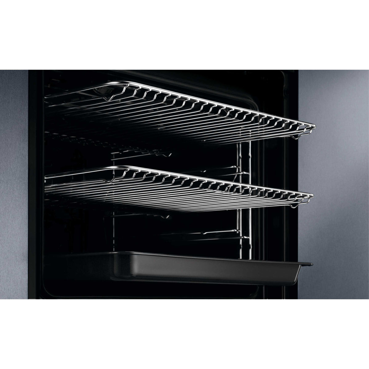 AEG BEX335011M (79) SurroundCook Built-in Electric Single Oven with Aqua Clean in Stainless Steel - A Rated - (Ex Display) - HW182779