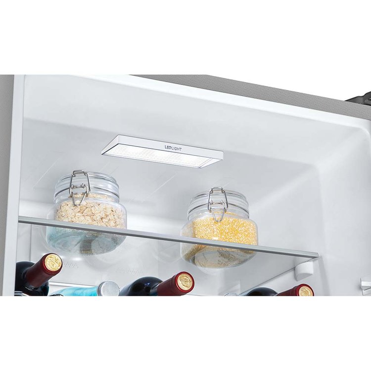 Teknix 186cm 304 Litre Total No Frost Fridge Freezer in Inox FFH1860X from HomeWise