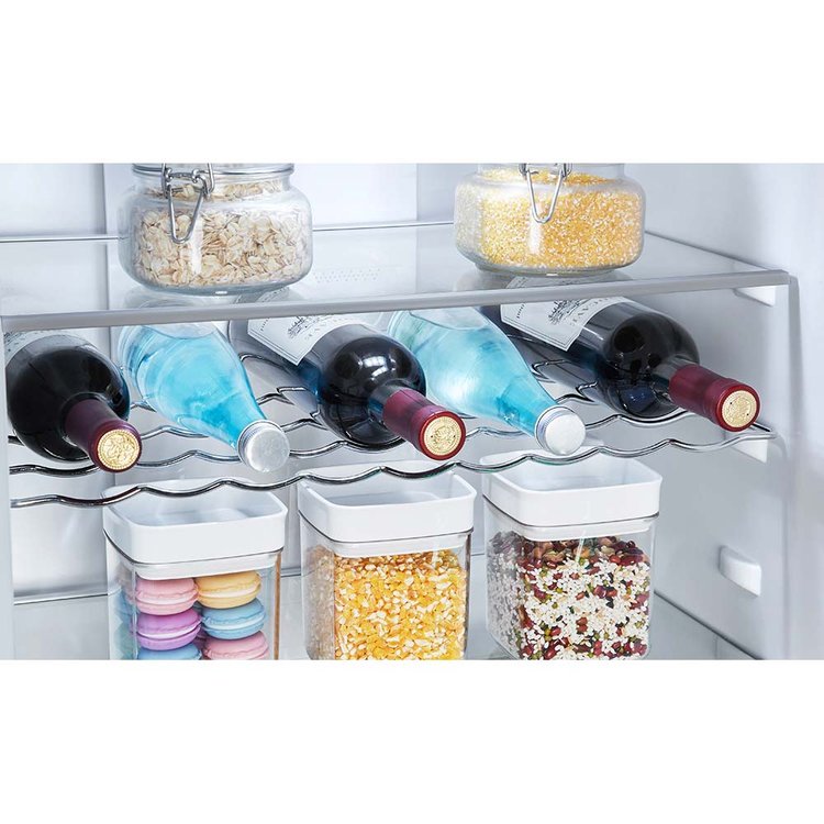 Teknix 186cm 304 Litre Total No Frost Fridge Freezer in Inox FFH1860X from HomeWise