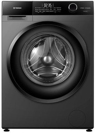 Teknix TK5W1214HS 12KG 1400 Spin Washing Machine in Titanium - A Rated - 5 Year Guarantee - POHW0105