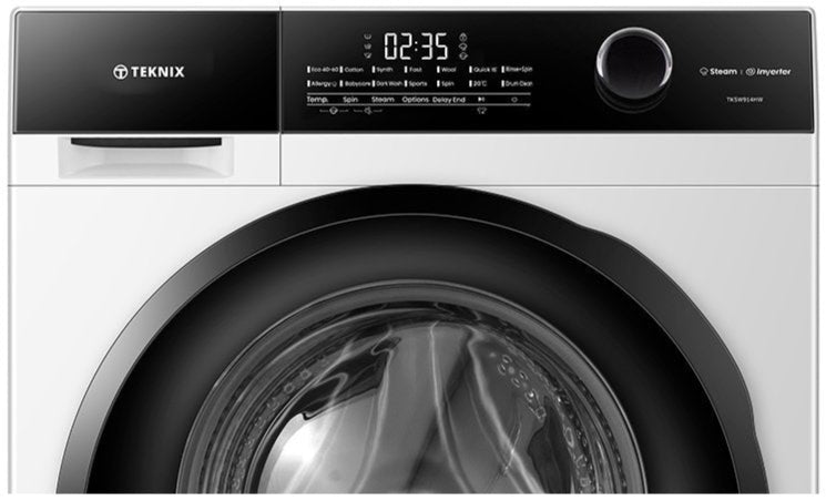 Teknix TK5W1214HW 12KG 1400 Spin Washing Machine in White - A Rated - 5 Year Guarantee - POHW0104