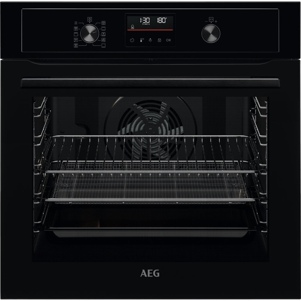 AEG BPX535A61B (22) 3000 Built-in Single Electric Oven with AirFry and Pyrolytic Self Cleaning - A+ Rated - (Ex Display) - HW182563