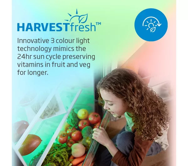 Beko BCFD4V50 (96) 50/50 Frost Free HarvestFresh™ Integrated Fridge Freezer with Sliding Hinge - E Rated - (Ex Display) - HW182196