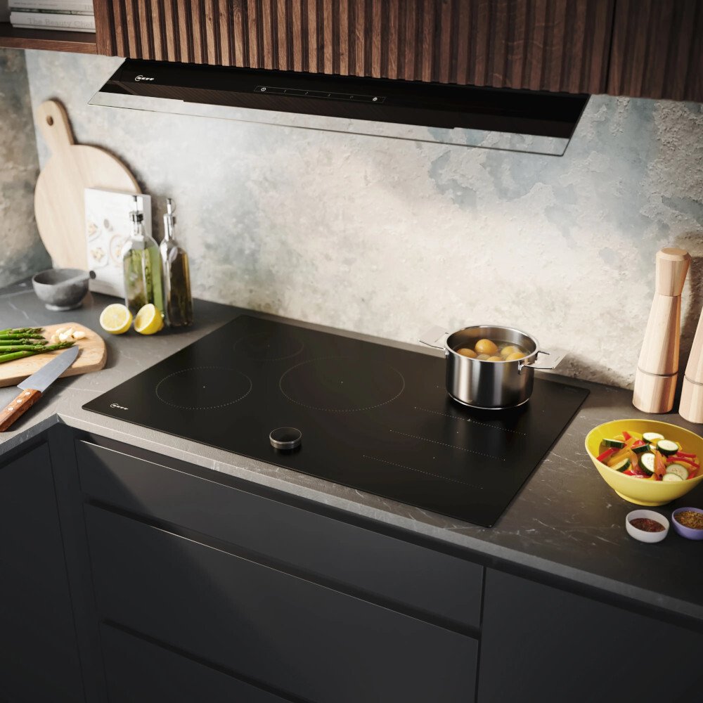 Neff N90 T68NUV4AO (55) 80cm Induction Hob in Matt Black with TwistPad® - (Tatty Box) - HW182755