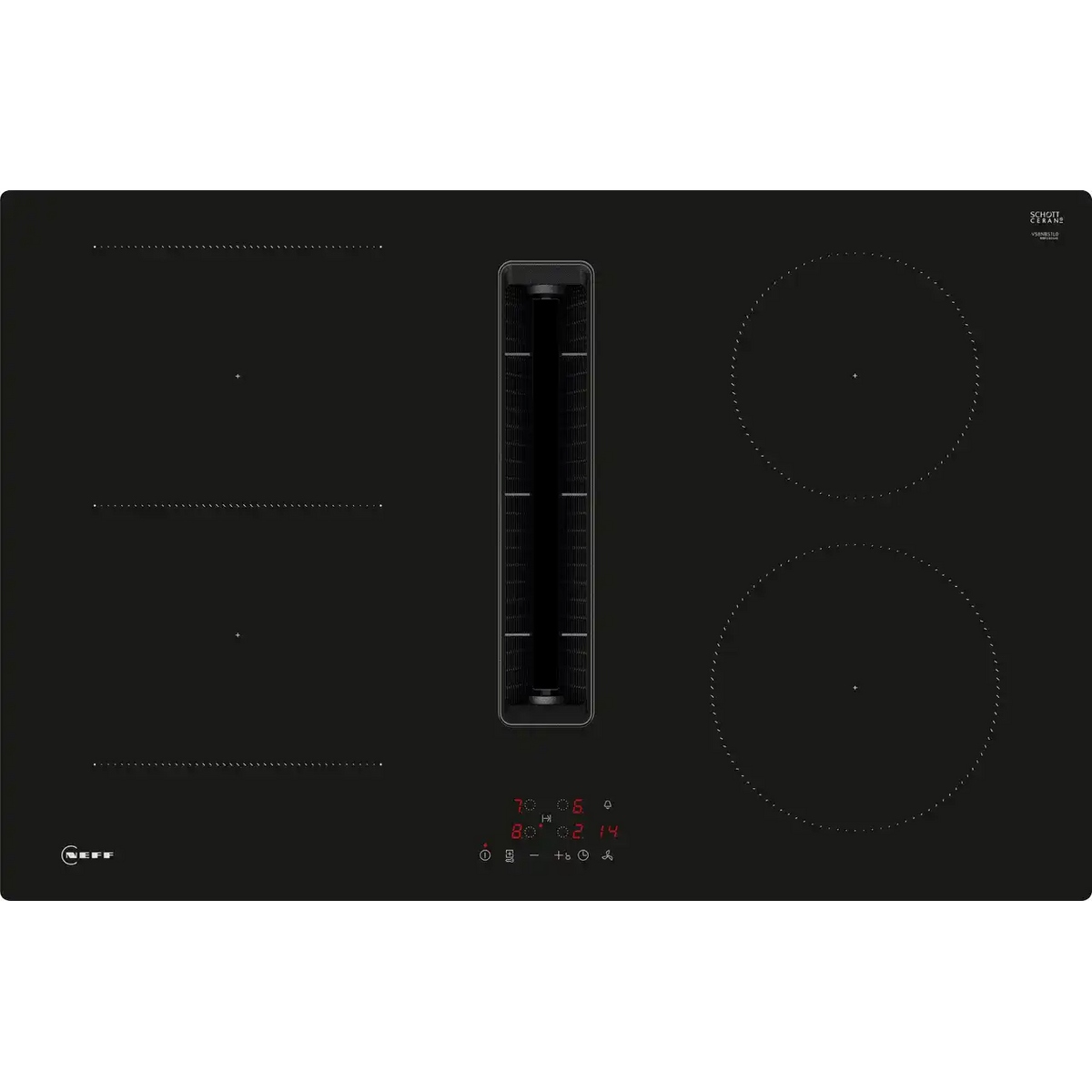 Neff N50 V58NBS1L0 (81) 80cm Induction Hob with Venting Extractor - (Tatty Box) - HW182281