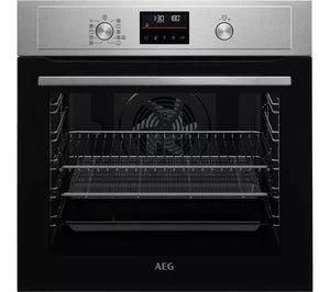 AEG BEX535A61M 3000 Built-in Electric Single Oven with AirFry and Aqua Clean in Stainless Steel - A+ Rated - (Graded) - HW181824