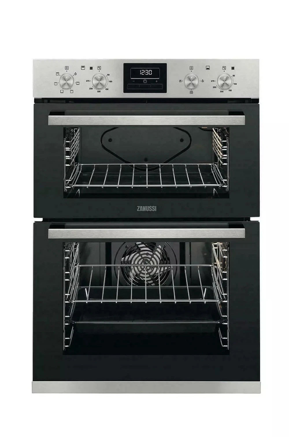 Zanussi ZOD35661XK (70) Built-in Electric Double Oven in Stainless Steel - A/A Rated - (Ex Display) - HW181970