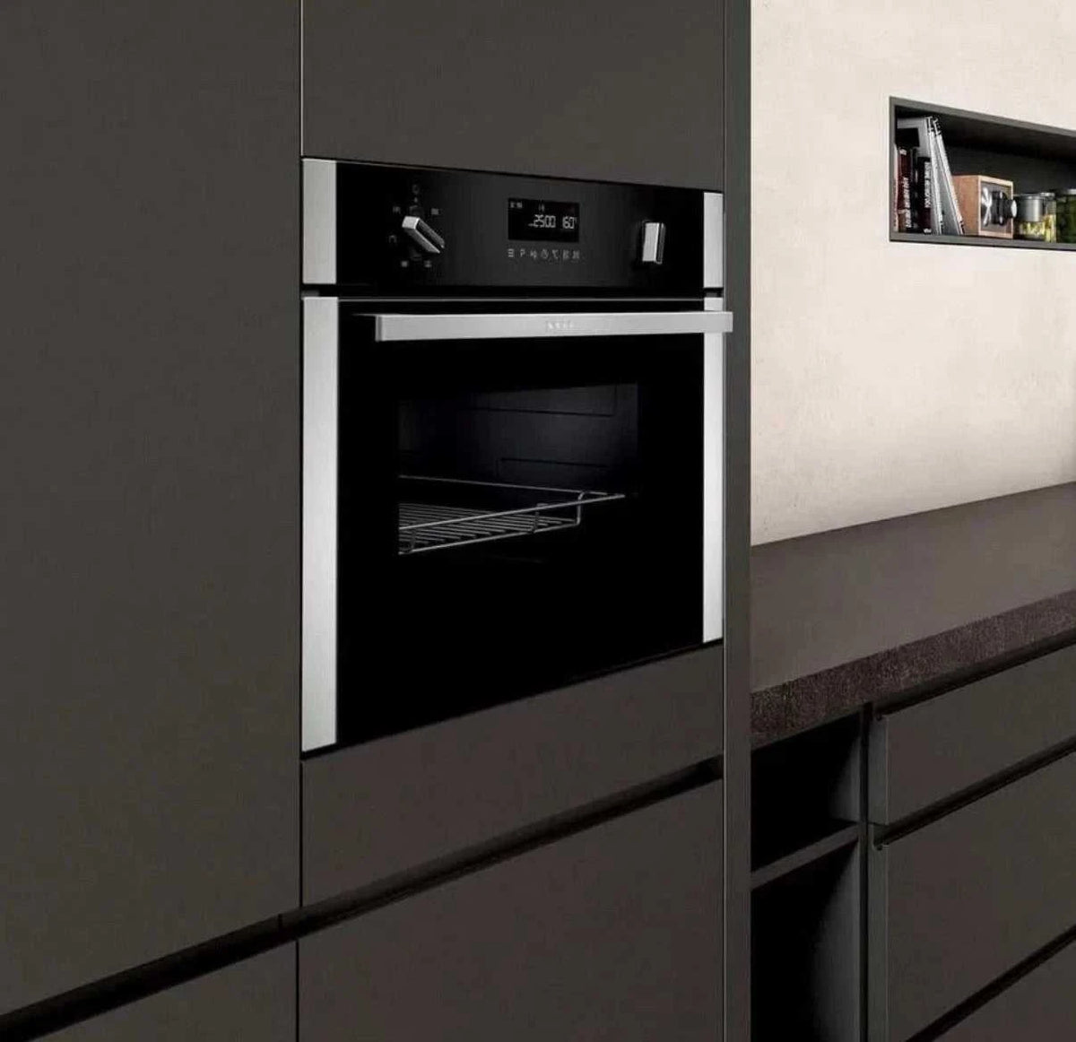 Neff C1AMG84N1B N50 (54) Built-In Combination 900W Microwave Oven in Stainless Steel - (Ex Display) - HW182854