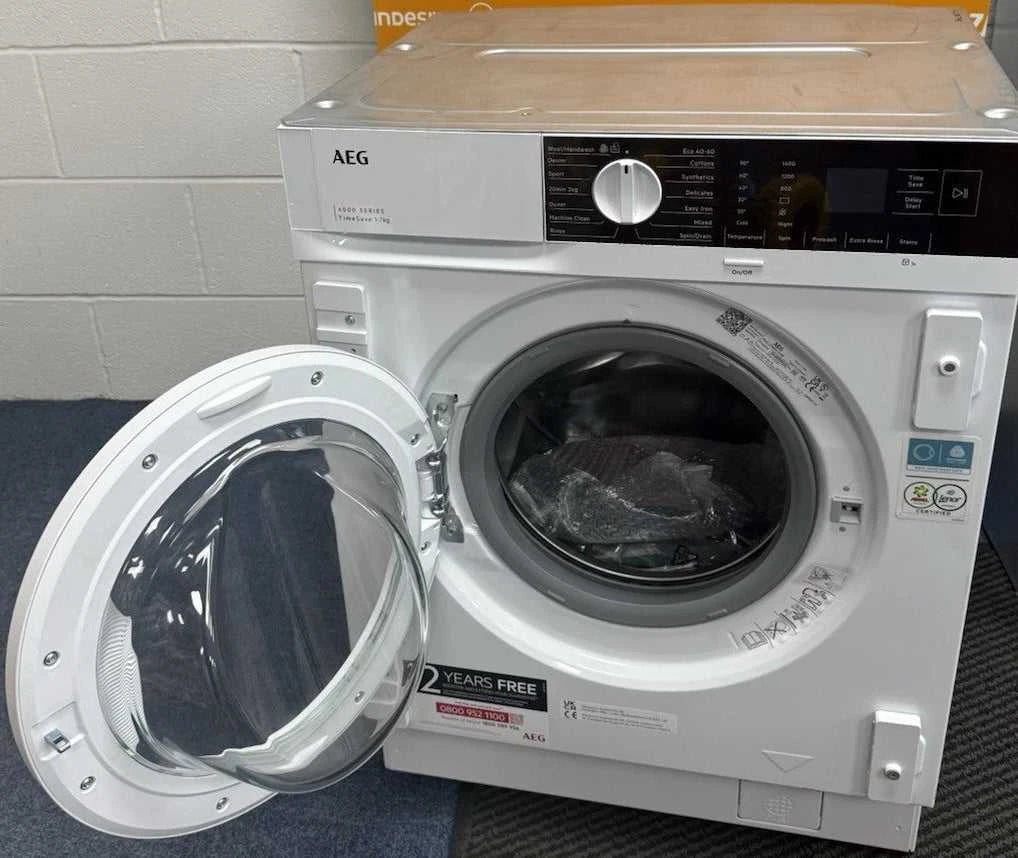 AEG LFX6G7434BI (98) 6000 Series ProSense Integrated 7 kg 1400 Spin Washing Machine - B Rated - (Ex Display) - HW182798