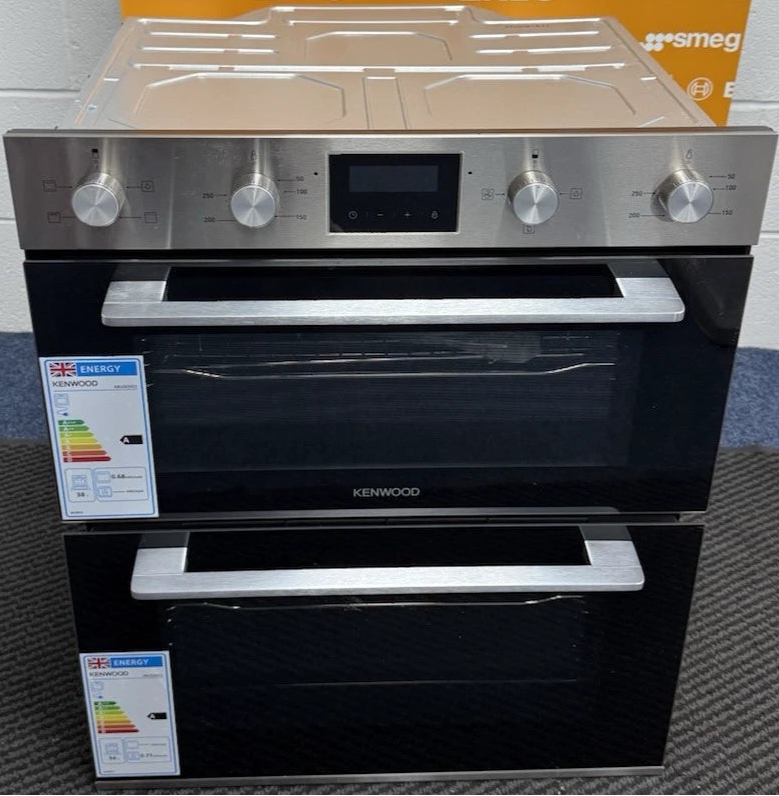 Kenwood KBUDOX25 (53) Electric Built-under Double Oven in Black & Stainless Steel - A/A Rated - HW182653