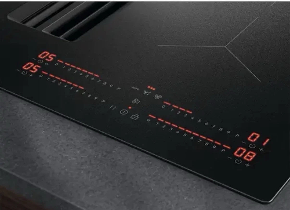 AEG 6000 SaphirMatt® NCH84B03AZ (56) 80cm 4 Zone Induction Hob with Venting Extraction in Matt Black - A+ Rated - (Blemished ) - HW182356