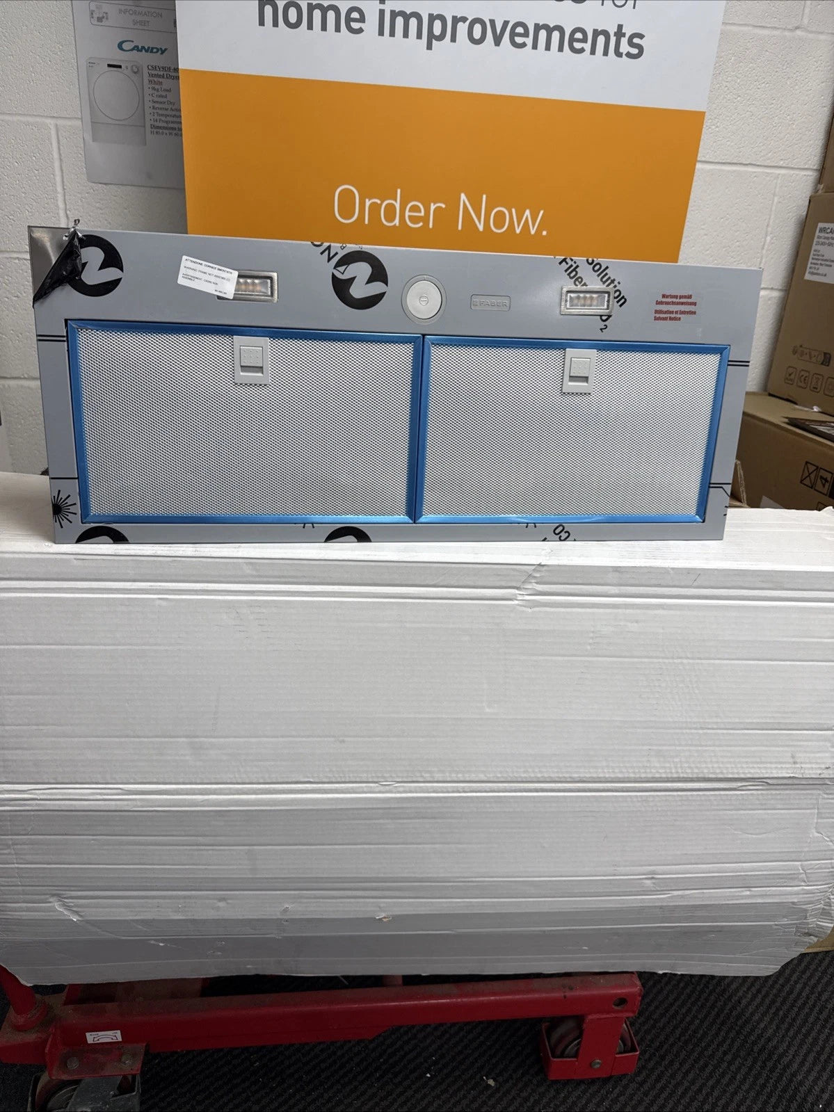 Faber Inca Plus HCS X A70/2 70cm Built-in Cooker Hood in Stainless Steel - (Blemished) - HW181949-01