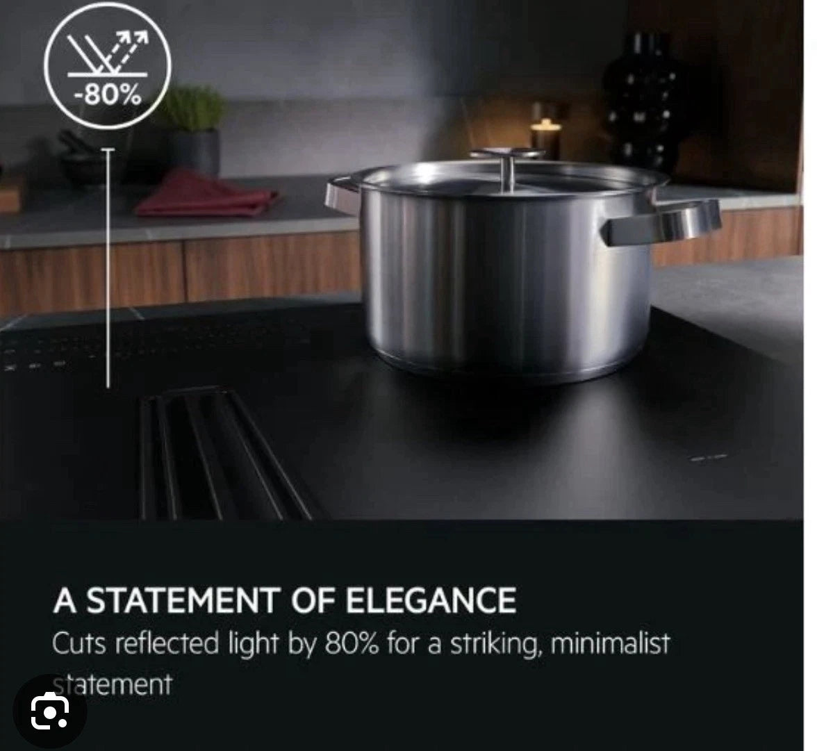 AEG 6000 SaphirMatt® NCH84B03AZ (56) 80cm 4 Zone Induction Hob with Venting Extraction in Matt Black - A+ Rated - (Blemished ) - HW182356