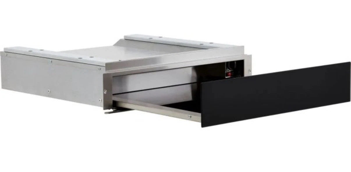 Hotpoint WD 914 NB (13) 14cm Warming Drawer with black Glass - 16 Litre Capacity - (EX Display ) - HW182436