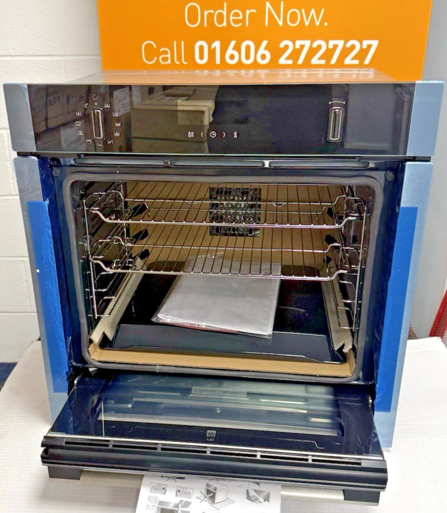 Neff N50 B6ACH7AN7B (68) Slide & Hide Built-in Single Oven with Pyrolytic Self Cleaning in Stainless Steel - A+ Rated - (Ex Display) - HW182768