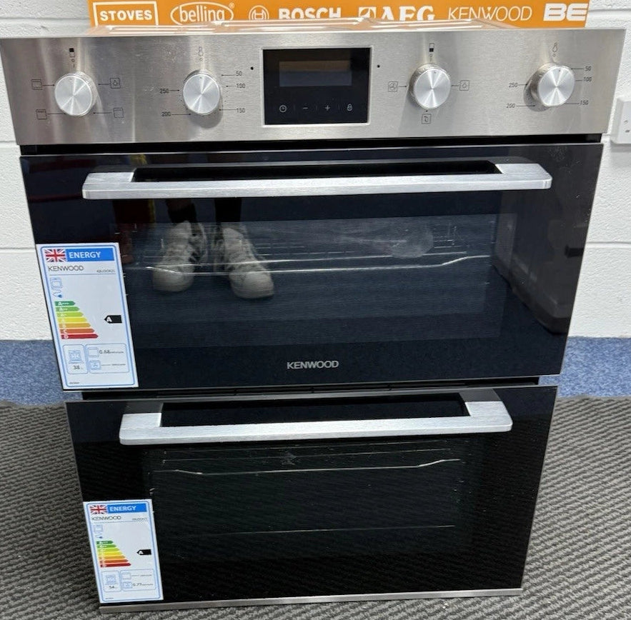 Kenwood KBUDOX25 (53) Electric Built-under Double Oven in Black & Stainless Steel - A/A Rated - HW182653