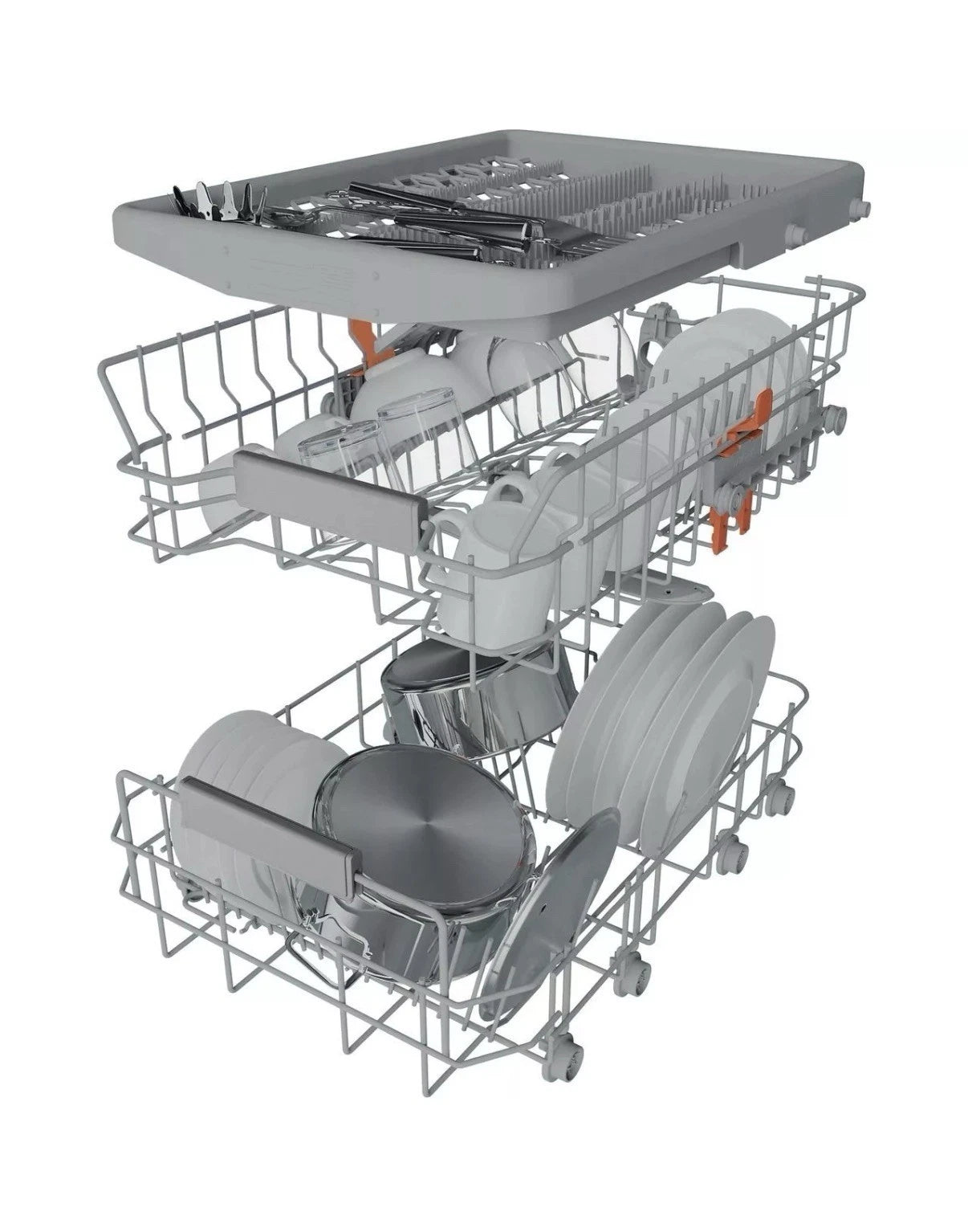 Hotpoint HP4ID11CS80UK (72) 45cm Slimline Integrated Dishwasher with 11 Place Settings - D Rated - (Ex Display) - HW182572