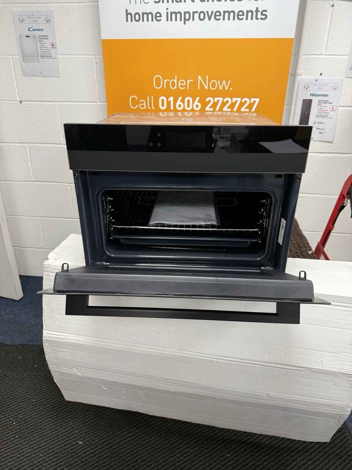 AEG KMK768080T (92) 7000 Series CombiQuick Built In Microwave Oven with Enamel Cleaning in Matt Black - HW181792