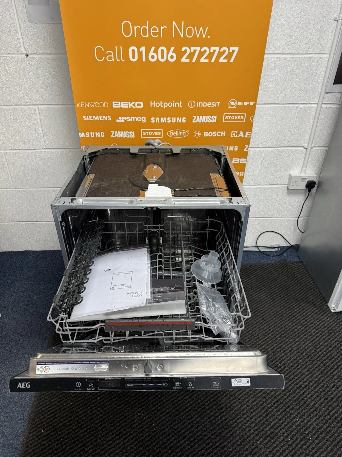 AEG Series 7000 FSK52617Z GlassCare Integrated Dishwasher - 13 Place Settings - E Rated - HW181767