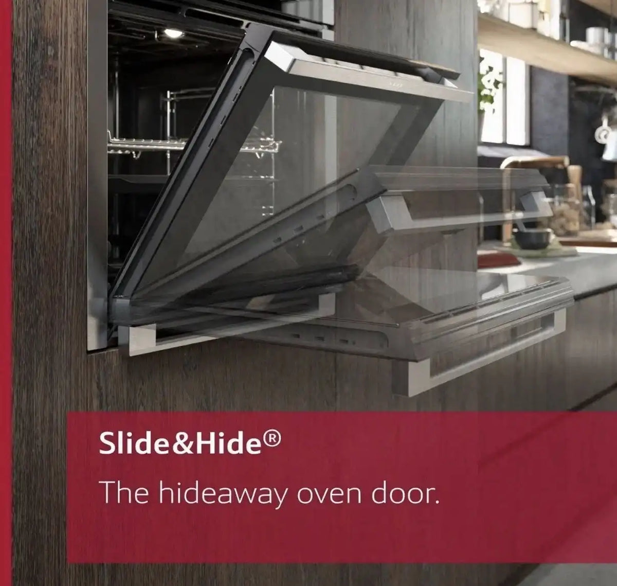 Neff N50 B3ACE4AN3B (65) Built in Slide & Hide Electric Single Oven in Stainless Steel - (Ex Display) - HW182865