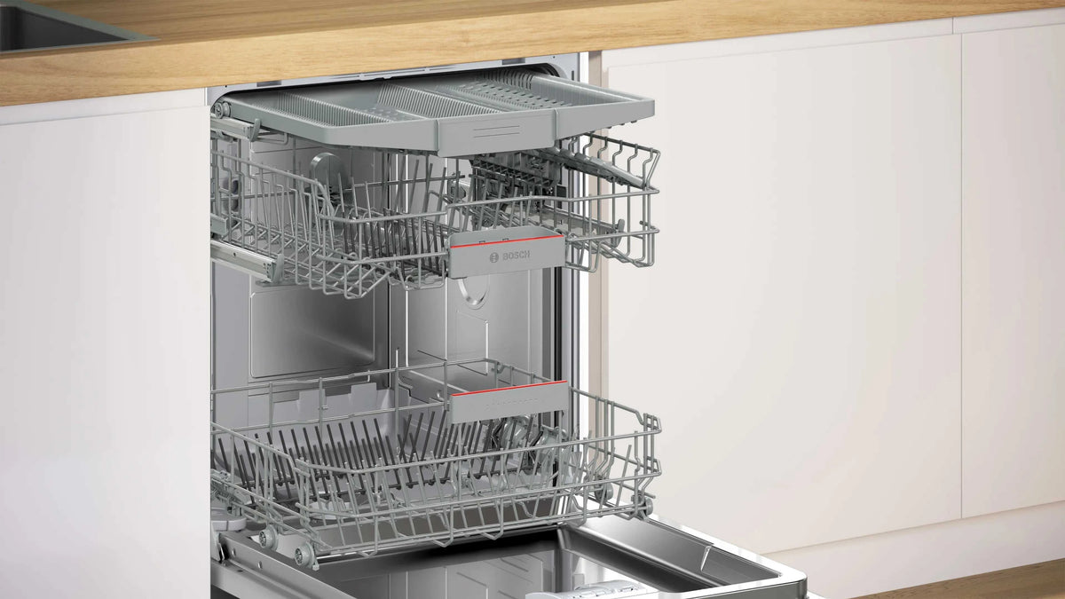 Bosch Series 4 SMV4HVX00G (26) 14-Place Settings Integrated Dishwasher with Top Cutlery Tray - D Rated - (Ex Display) - HW182826