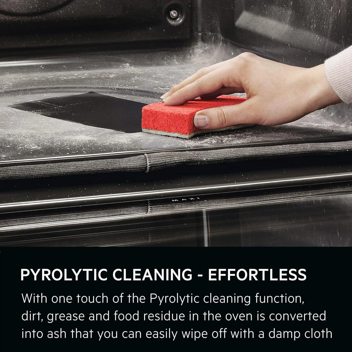 AEG BPX535061M (35) SurroundCook Built-In Electric Single Oven with Pyrolytic Self Cleaning in Stainless Steel - A Rated - (Ex Display) - HW181835