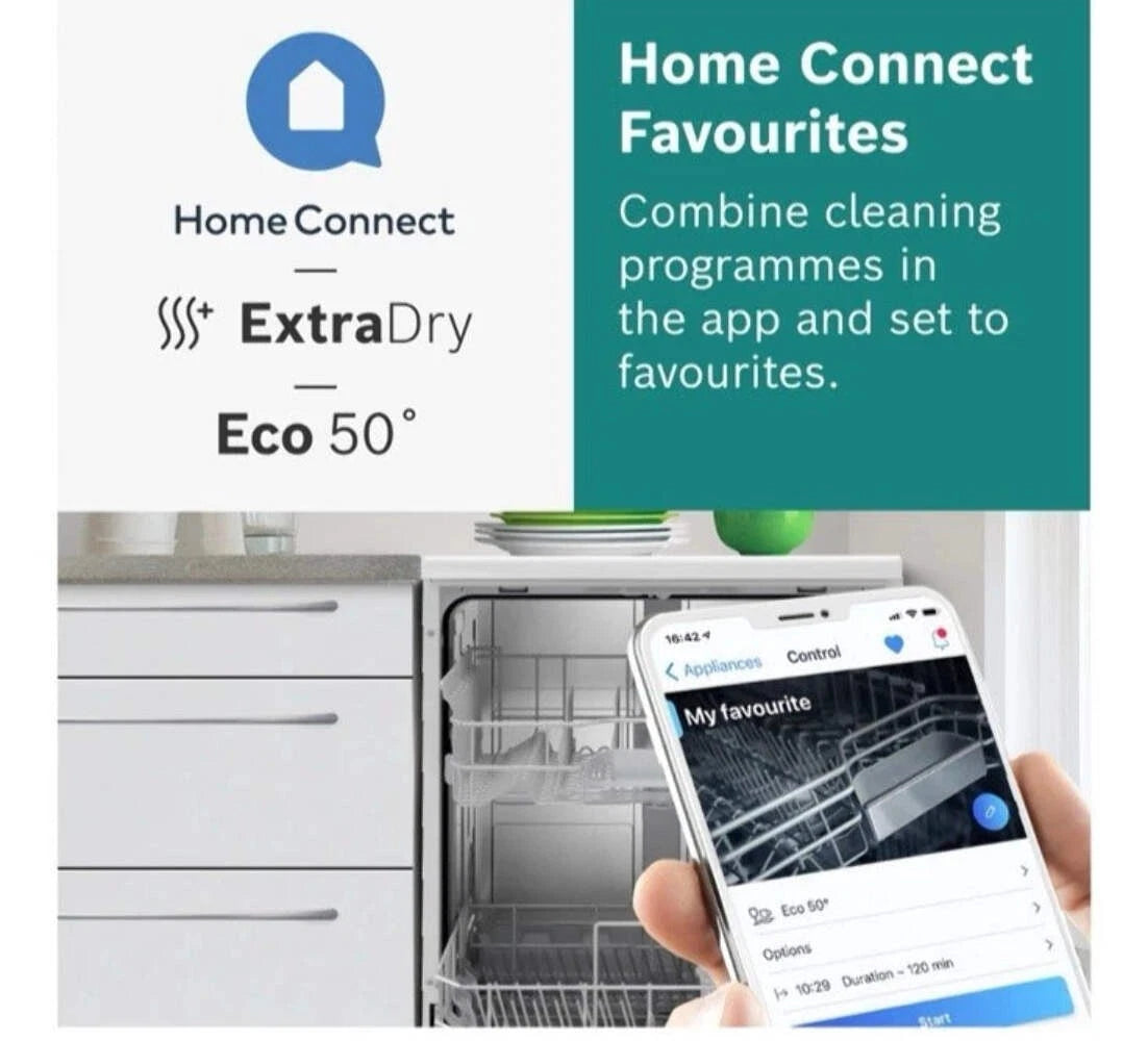 Bosch Series 2 SMV2HTX02G (80) 60cm Fully Integrated Dishwasher with Wi-Fi Enabled Home Connect - D Rated - (Ex Display) - HW181980