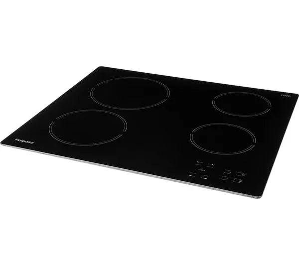 Hotpoint HR 651 C H 58 cm 4-Zone Electric Ceramic Hob in Black - (New Boxed Stock) - HW181641