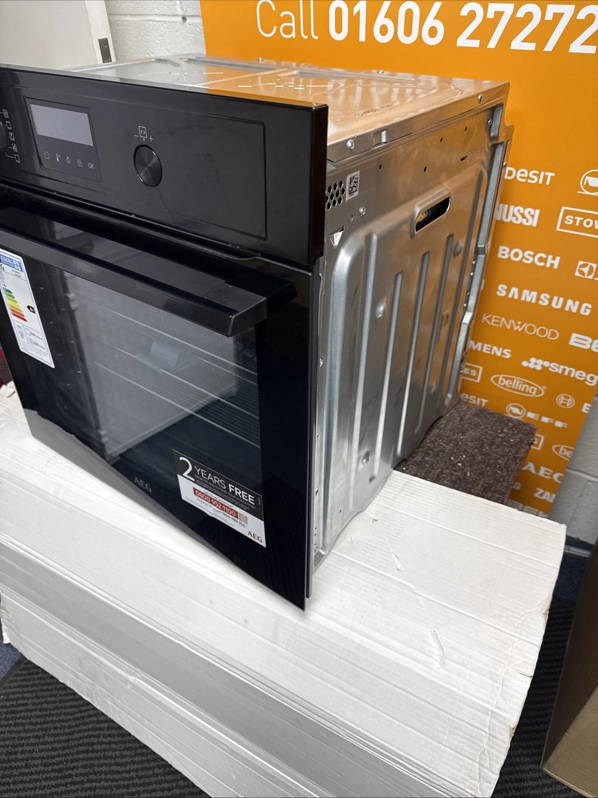 AEG BPX535A61B (22) 3000 Built-in Single Electric Oven with AirFry and Pyrolytic Self Cleaning - A+ Rated - (Ex Display) - HW182563