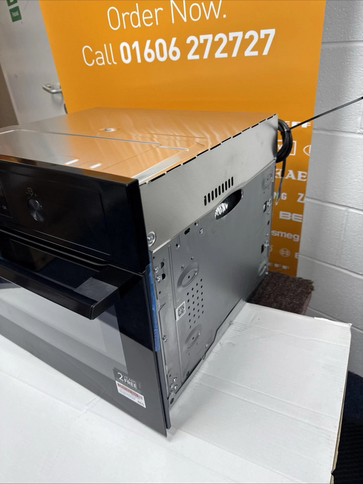 01 AEG KMX365060B (33) Built-In Combination Microwave Oven in Black - (Ex Display) - HW181833