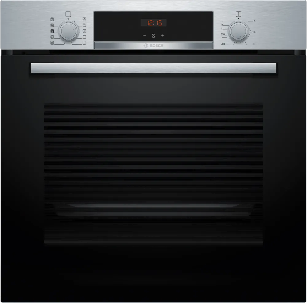 Bosch Series 4 HQA534BS3B Built In Electric Single Oven with added Steam Function in Stainless Steel - A+ Rated - HW181859