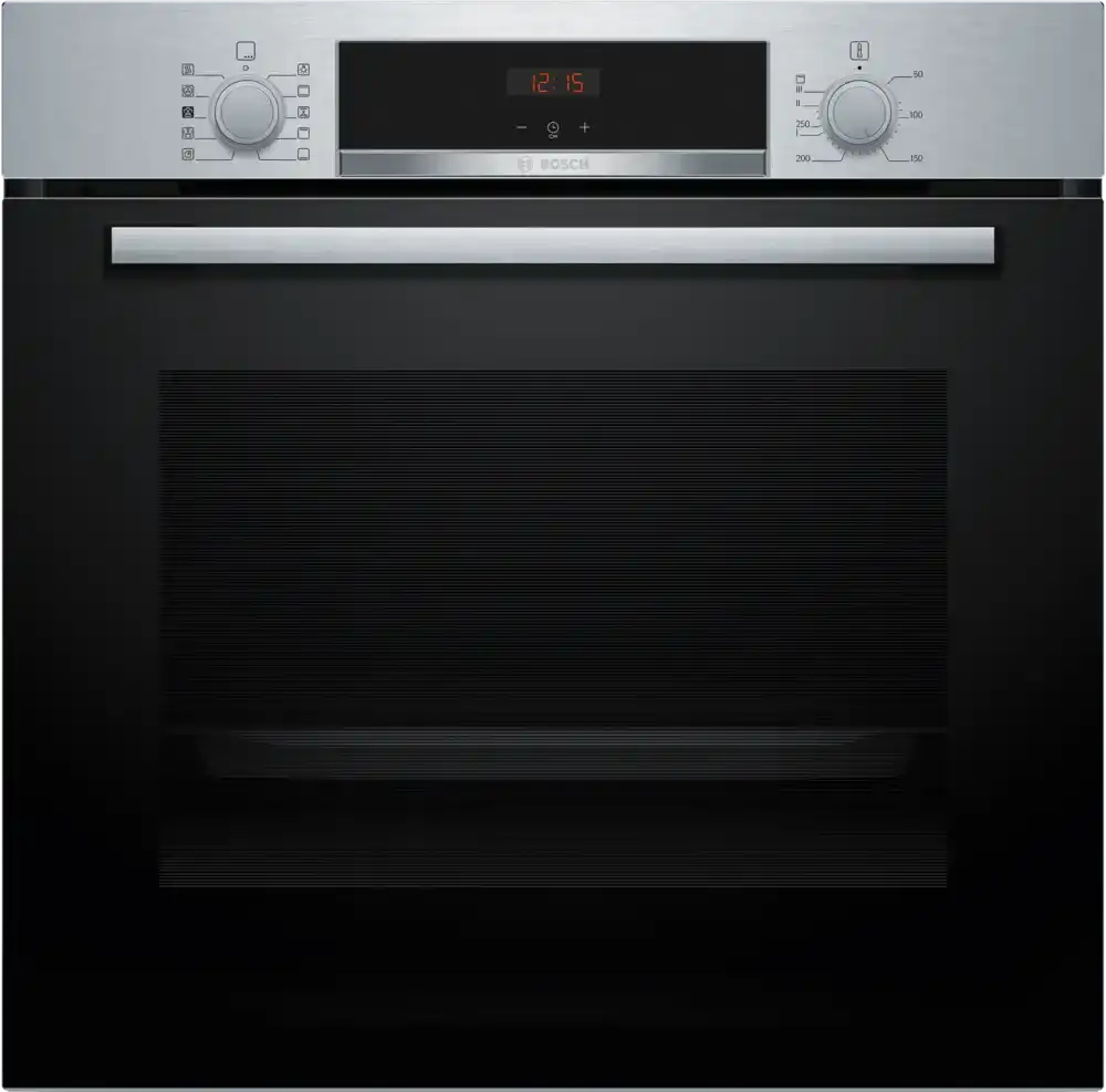 Bosch Series 4 HQA534BS3B (02) Built In Electric Single Oven with added Steam Function in Stainless Steel - A+ Rated - (Ex Display) - HW182154-02