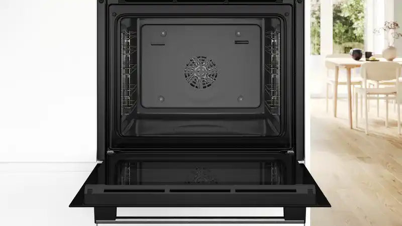 Bosch Series 4 HQA534BS3B (02) Built In Electric Single Oven with added Steam Function in Stainless Steel - A+ Rated - (Ex Display) - HW182154-02