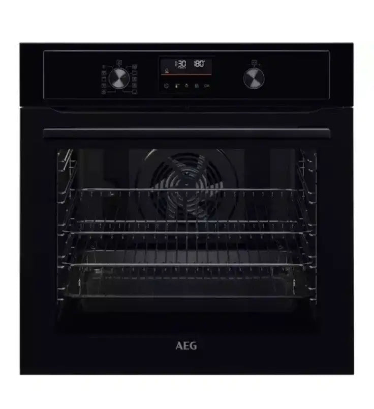 AEG BPX535061B (11) Built-In Electric Single Oven with Pyrolytic Self Cleaning in Black - A Rated - (Ex Display) - HW182811