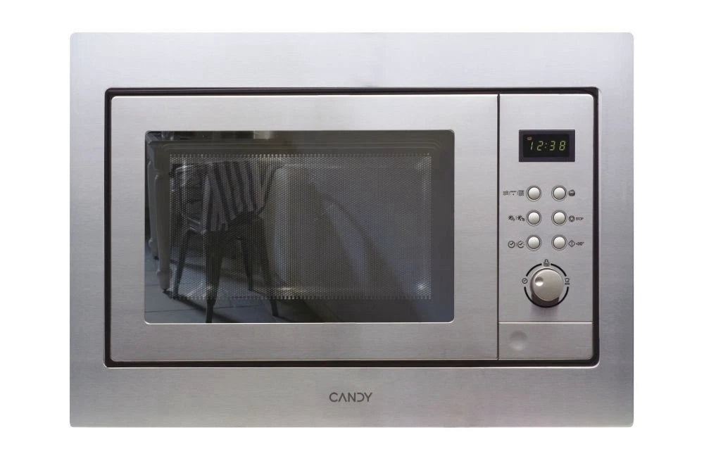 Candy MICG201BUK 20Litre Built in Microwave Oven with Grill in Stainless Steel W595mm H382mm D343.5mm