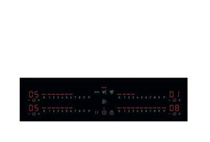AEG Venting Hob TCH74B01CB (31) 68cm 4 Zone Induction Hob with Integrated Venting Hood in Black - (Tatty Box) - HW182631 - MANAGERS SPECIAL NOW £959.20