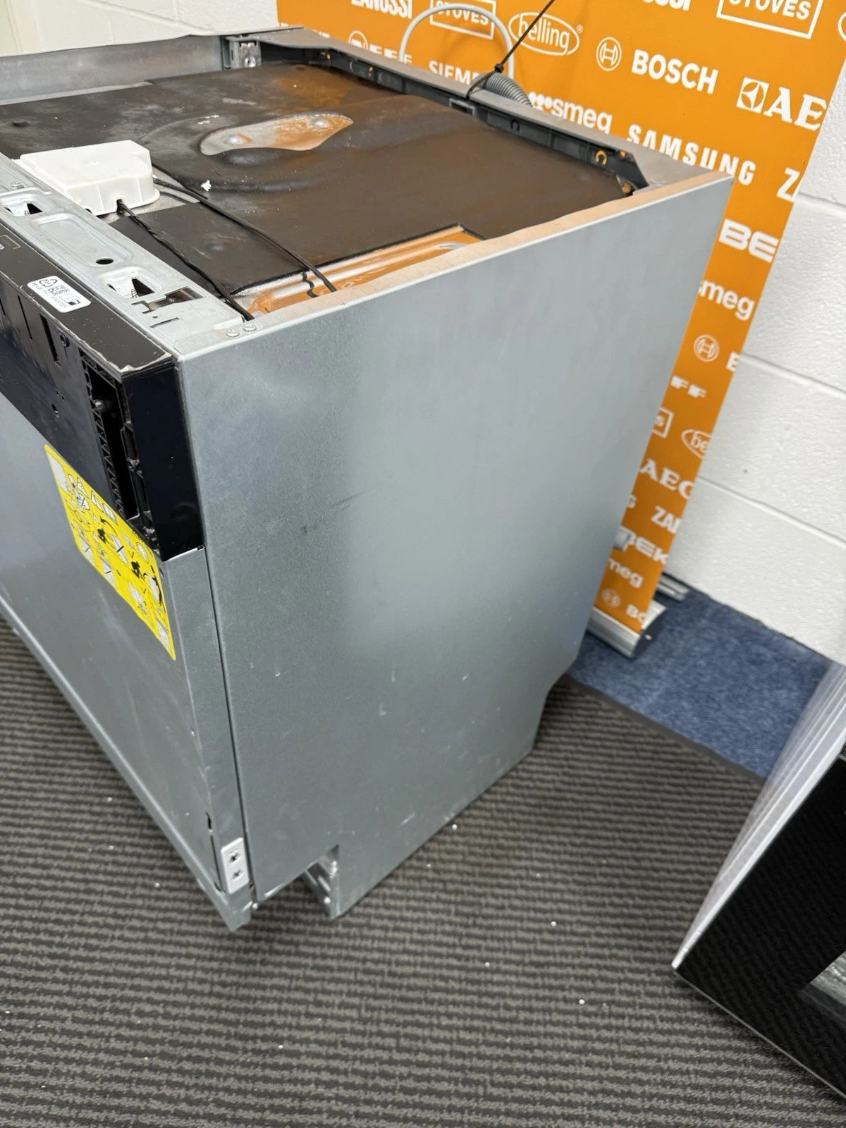 AEG FSB42607Z (47) Air Dry 3000 Fully Integrated Built In Dishwasher - Black Control Panel with Sliding Door Fixing Kit - HW181847