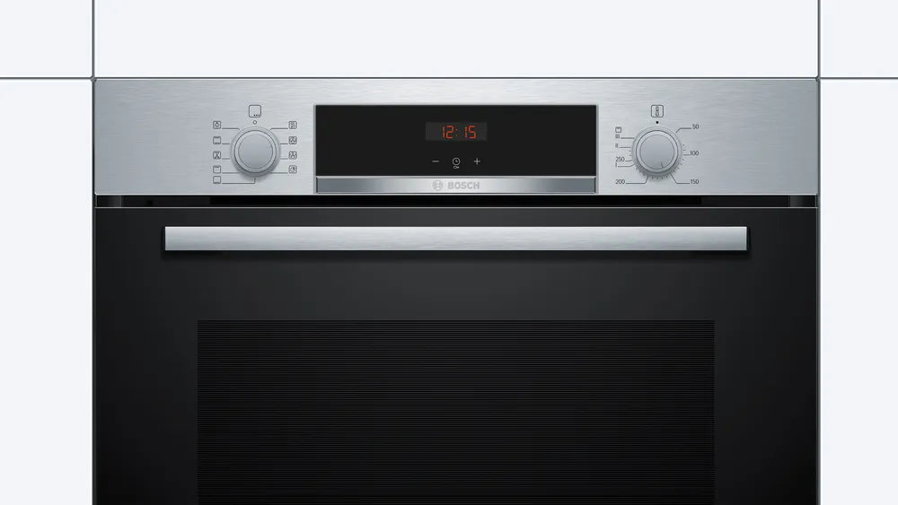 Bosch Series 4 HBS534BS0B (33) Built-In Electric Single Oven in Stainless Steel - A Rated - (Ex Display) - HW181933