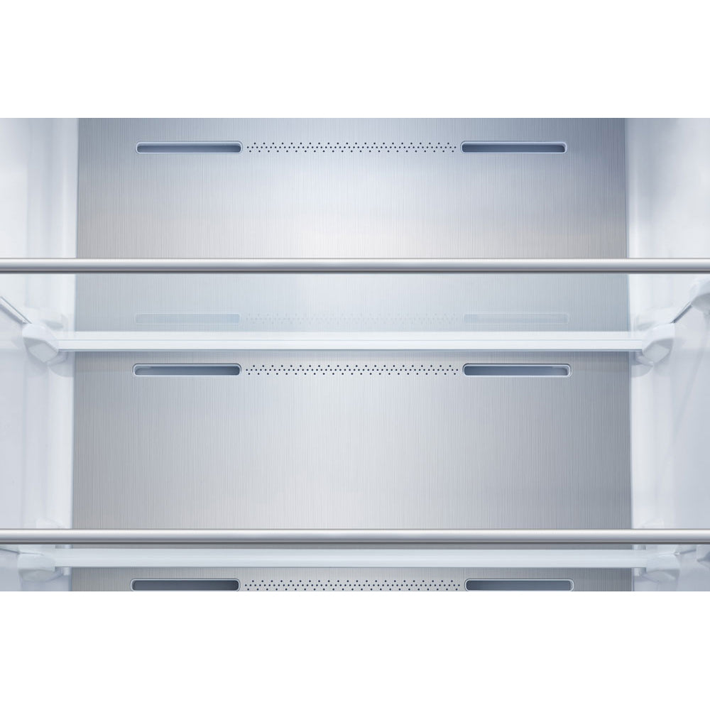Teknix TH60TLX 370L Tall Single Door Larder Fridge in Brushed Steel - POHW0127