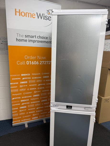 Beko BCFD473 (22) 70/30 Frost Free  Integrated Fridge Freezer with Sliding Hinge - E Rated - (Ex Display) - HW182322