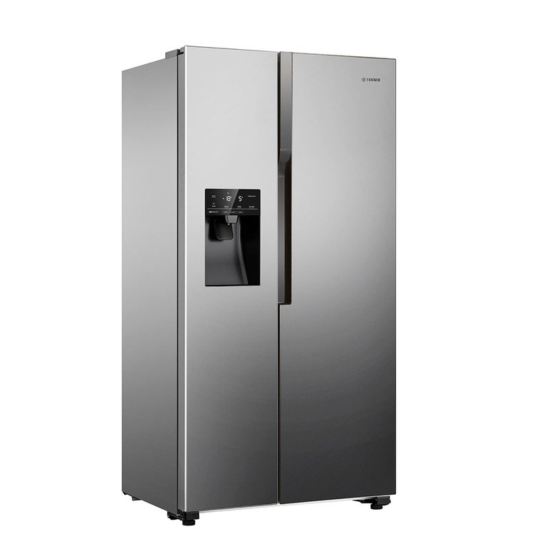 Teknix Side by Side American style Fridge Freezer in Inox Silver THSBS1791INX