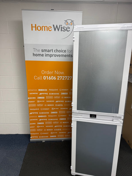 Beko BCFD450 (58) 50/50 Frost Free Integrated Fridge Freezer with Sliding Hinge - E Rated - (Ex Display) - HW182258