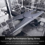 Teknix Series 3 TX3FD618 15 Place Settings Full Size Dishwasher In White- C Rated - POHW0097 **Packed with features normally only found in more expensive dishwashers and a 3 year Warranty**